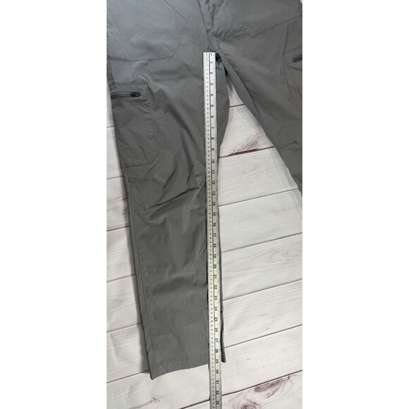 Tilley Pants Mens Trek Cargo 32x30 Gray Outdoor Performance Hiking Travel - Picture 7 of 10